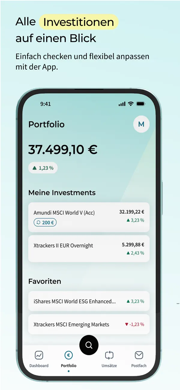 Screenshot #2 pour VisualVest: ETFs & mehr