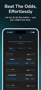 AI Betting Tips - Soccer screenshot