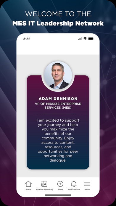 MES IT Leadership Network Screenshot