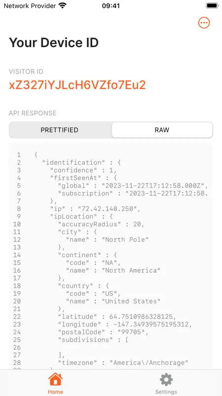 Fingerprint: Device Signals screenshot 4 of 7