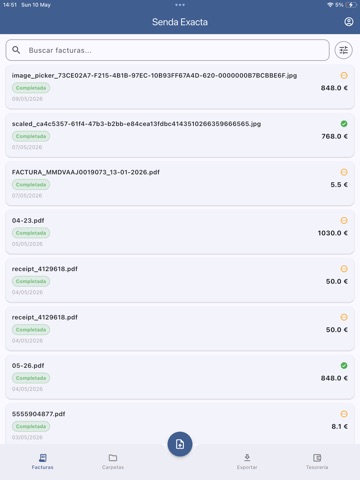 Senda Exacta iPad screenshot