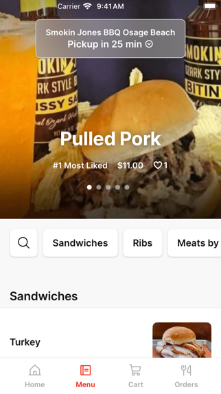Smokin' Jones BBQ iPhone screenshot 2 - Food & Drink app