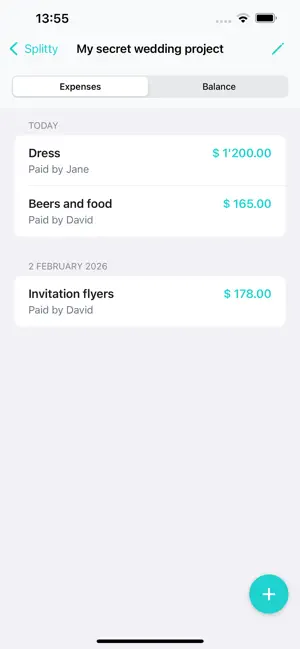 Splitty Bills screenshot 2