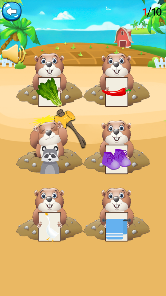 #7. 益智游戏-打地鼠快乐小鸡玩拼图游戏识字游戏 (iOS) 由: 丽丽 赵