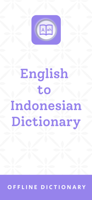 Indonesian Dictionary App Screenshot 1 of 8