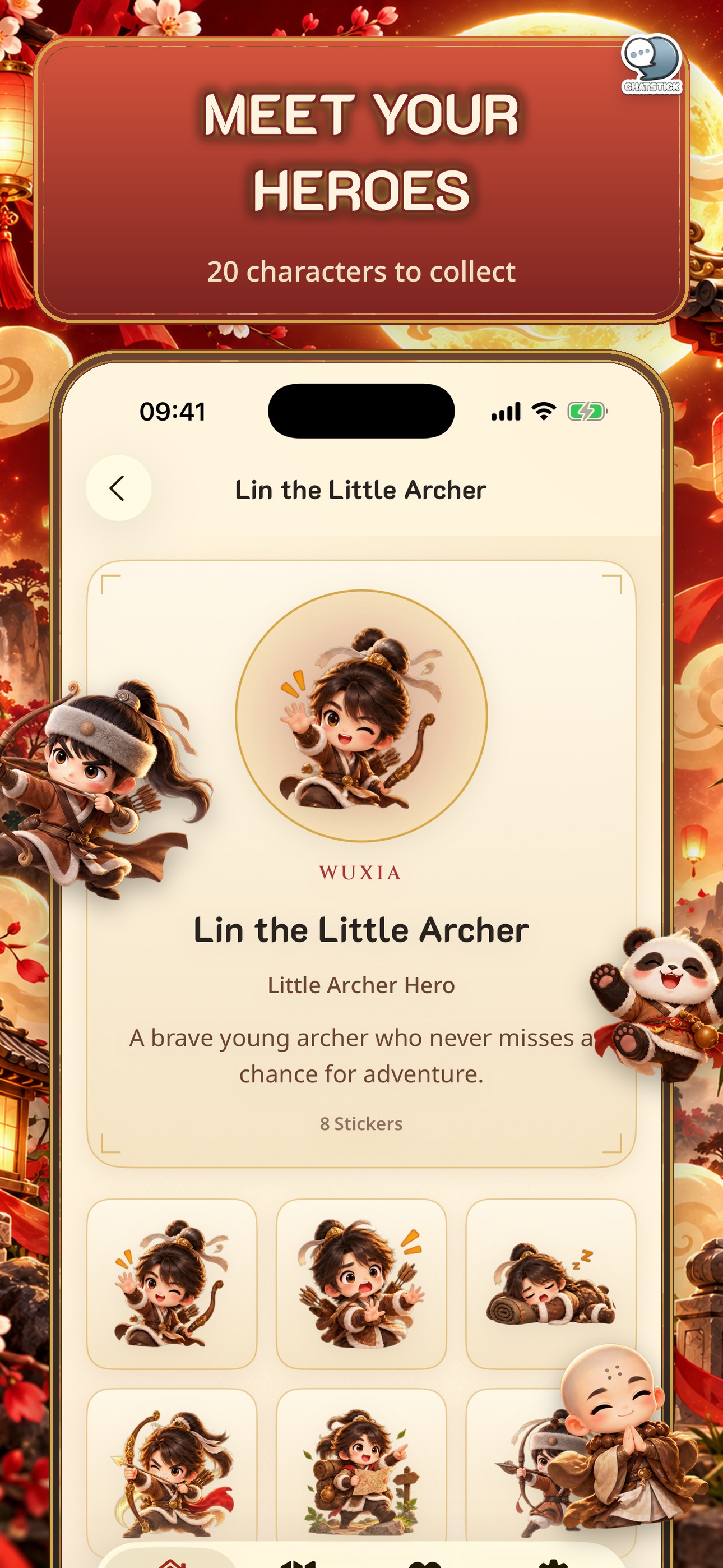 Screenshot 5 of Little Wuxia Stickers