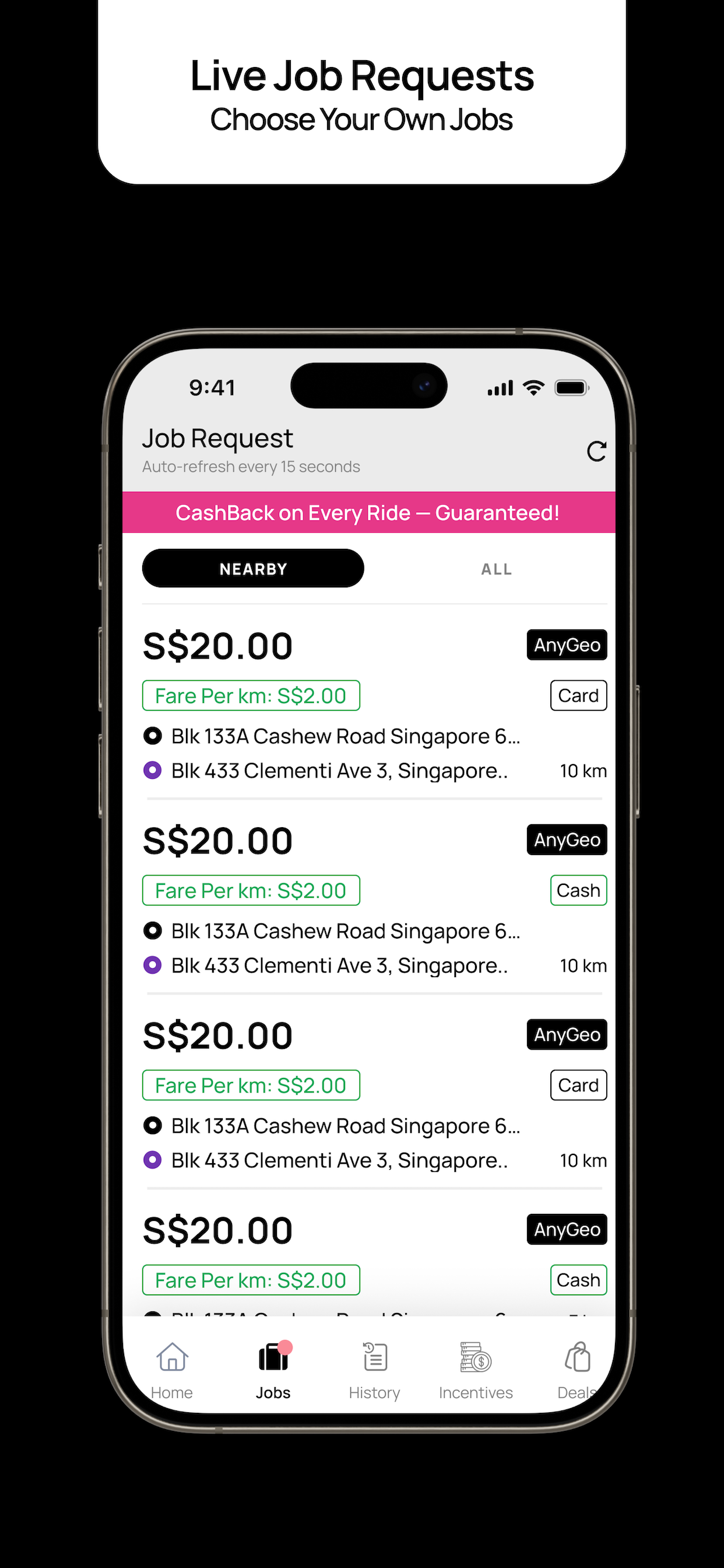 Geolah Driver - Drive & Earn