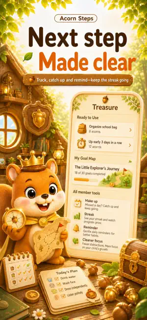 Acorn Steps: Kids’ Habits screenshot 2