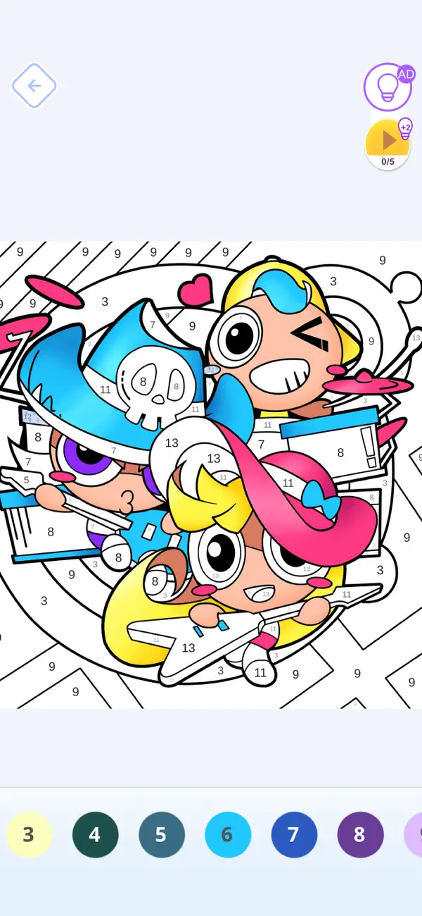 #2. Paint Me: Color By Number (iOS) Av: Nguyen Vinh