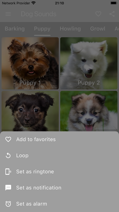 Dog Sounds - Collection Screenshot