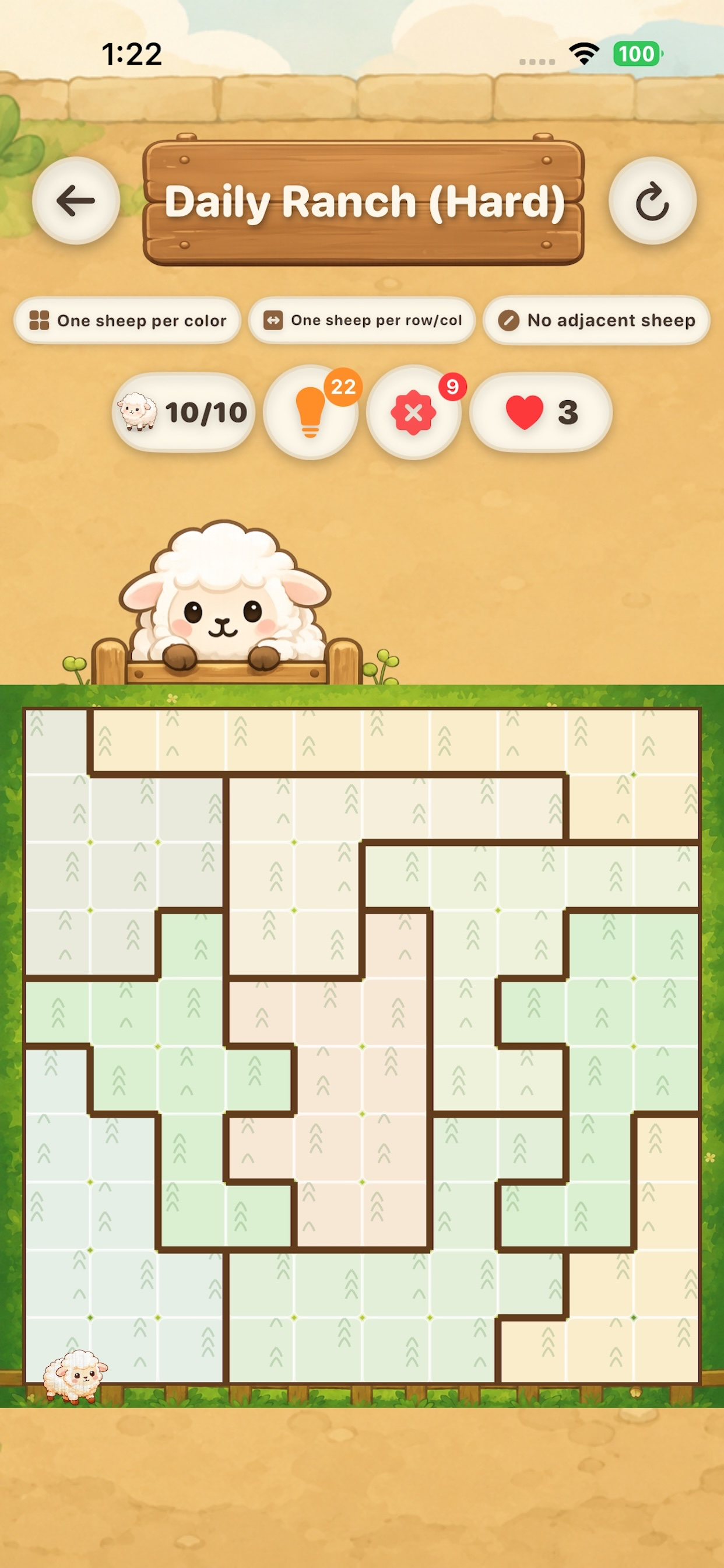 Sheep Star Battle-Logic Puzzle screenshot 3