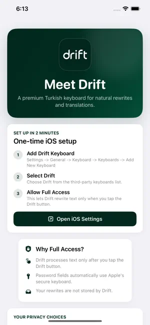 Drift AI Keyboard screenshot 3
