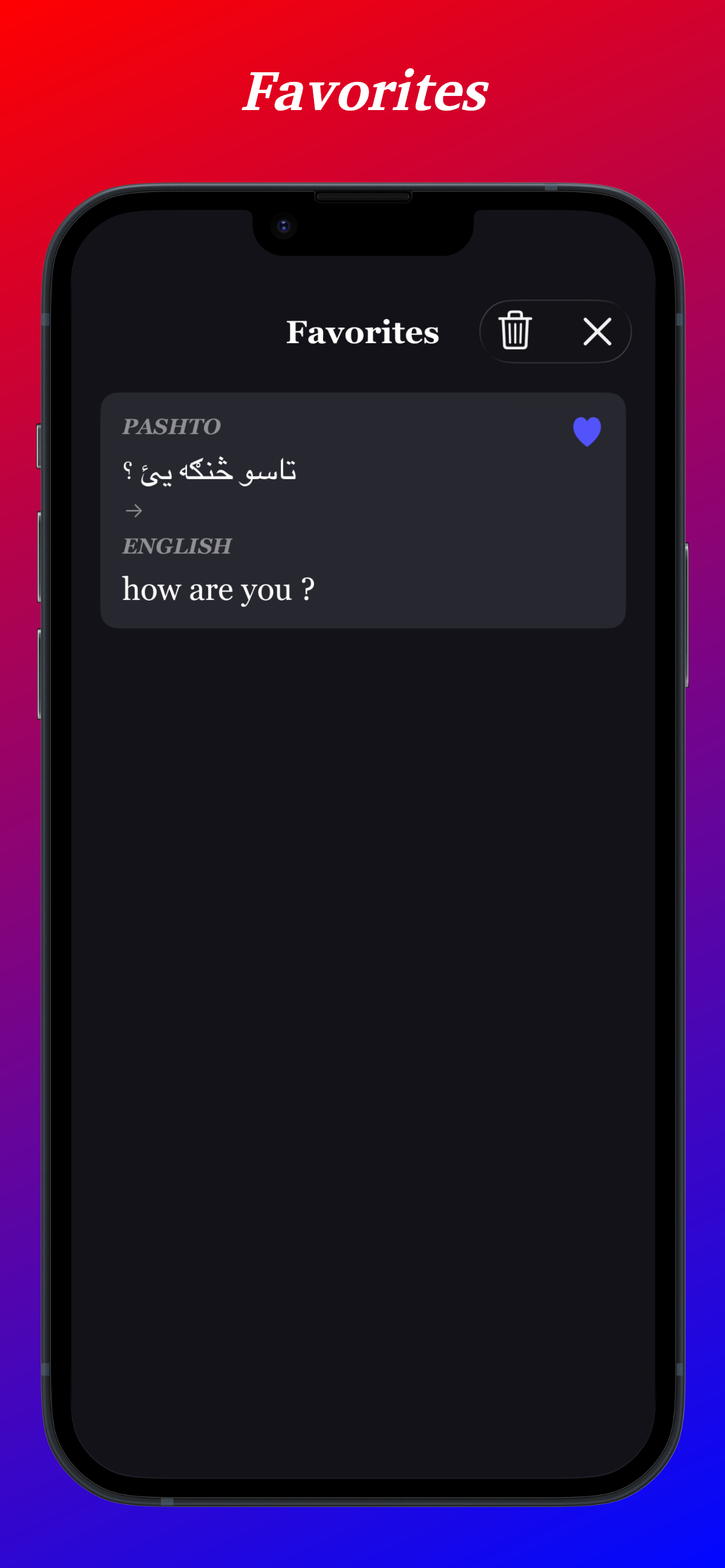 Pashto Translator App