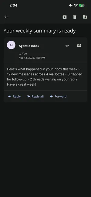 Agentic Inbox screenshot 3