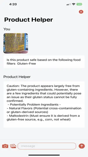 Safe Snacker: Allergy Recipes screenshot 1