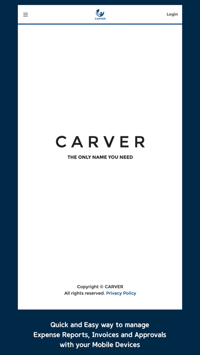 Carver Partner Portal Screenshot