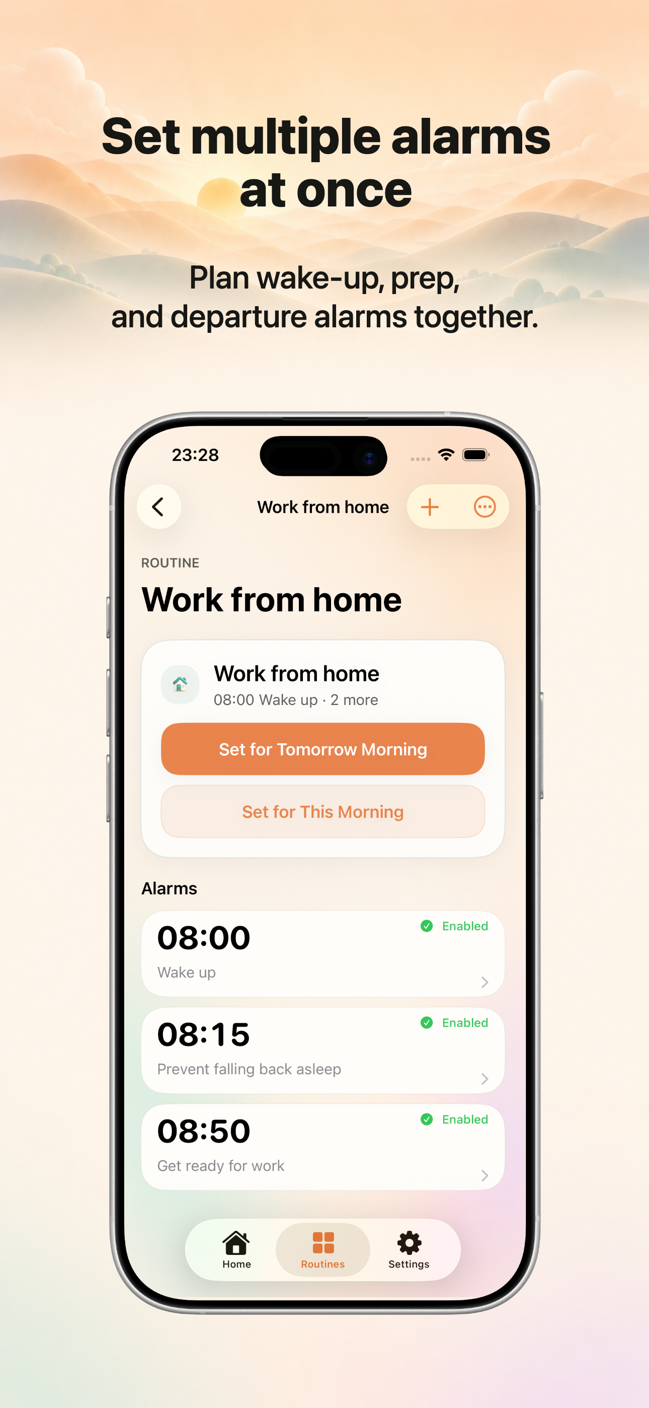 MorningSet - Shift Alarm screenshot 4