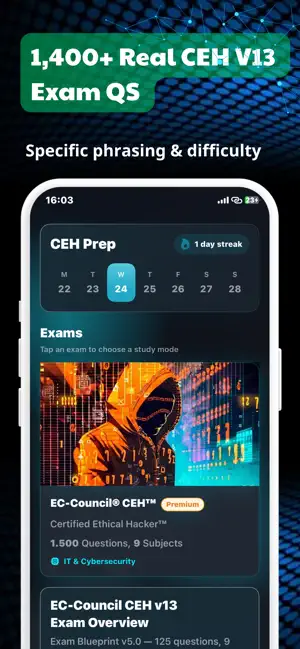 Ec-Council CEH V13 Prep 2026 screenshot 2
