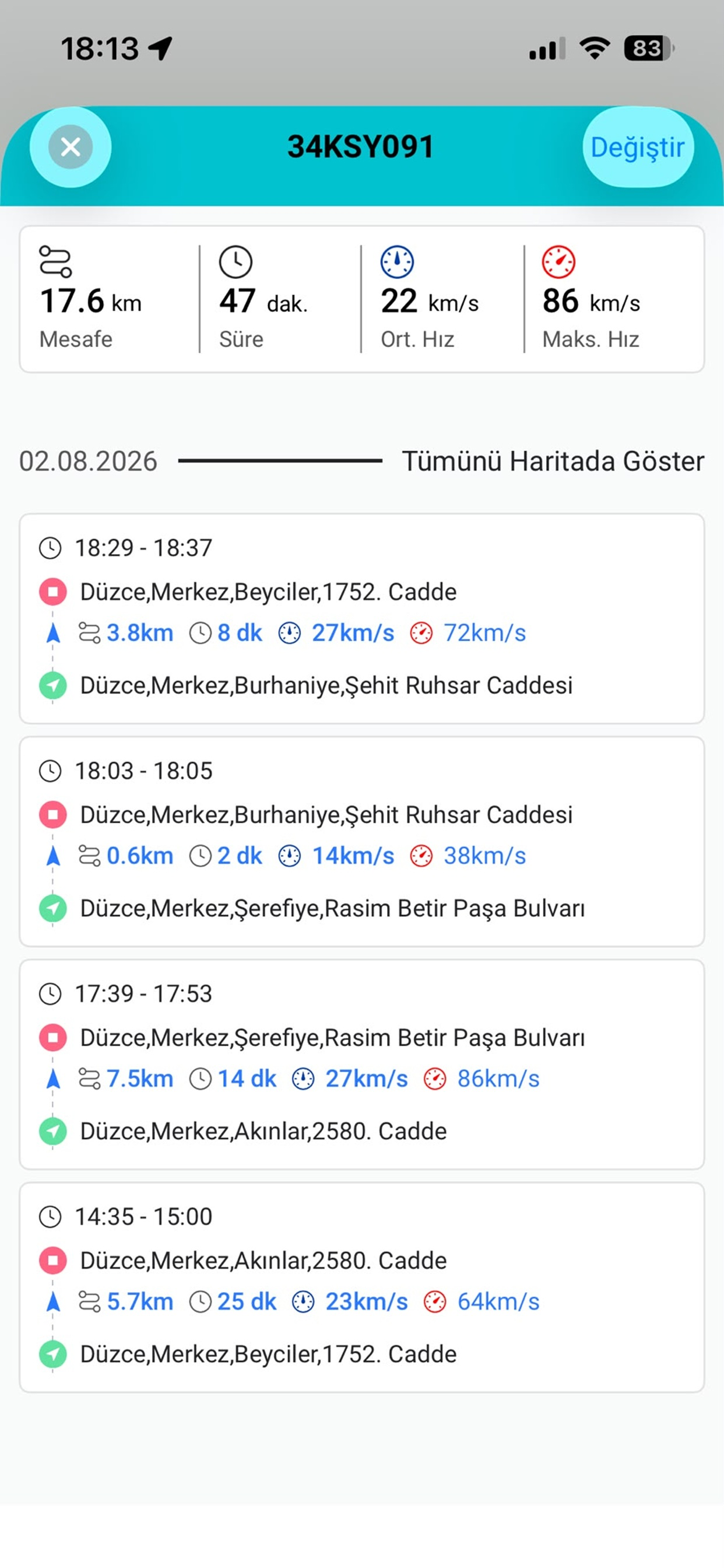 MobilVR Araç Takip screenshot 8