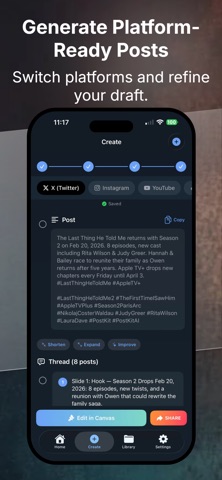 PostKit AI: Content Studio Screenshot 3 of 10