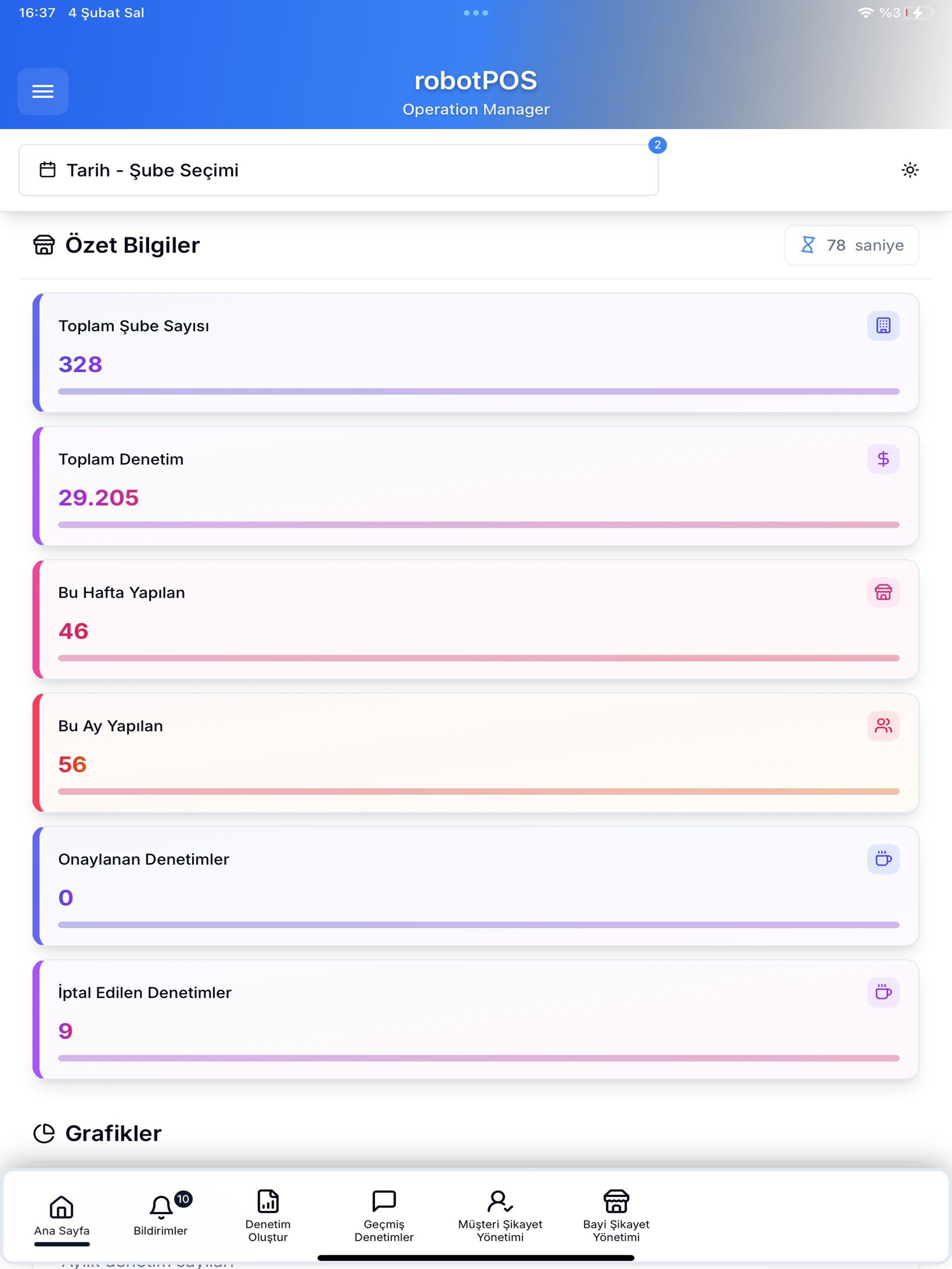 Robotpos Operation Manager