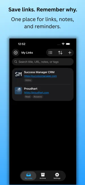 LaterLinks: Ready when you are screenshot 1