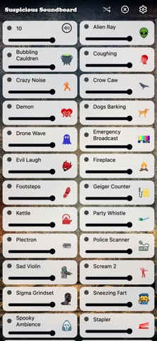 Suspicious Soundboard Screenshot 1 of 4