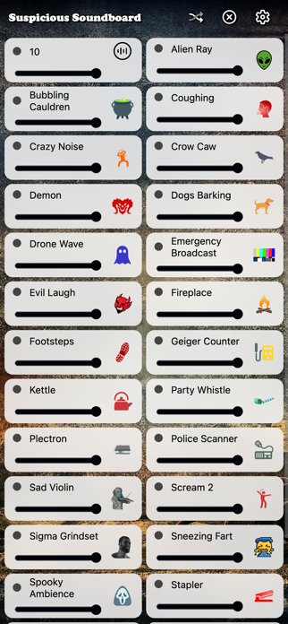Suspicious Soundboard Screenshot 1 of 4