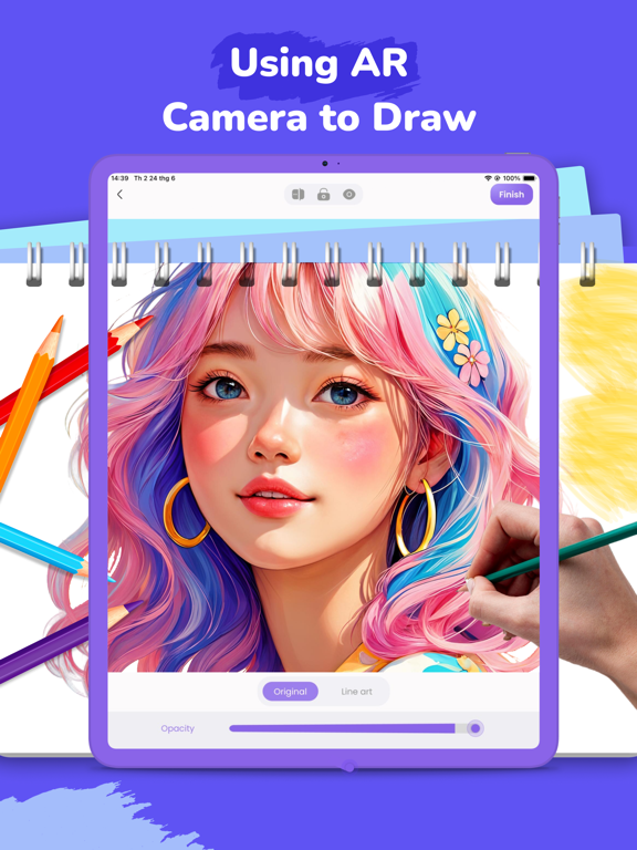 Screenshot #4 pour AR Drawing: Paint & Sketch App