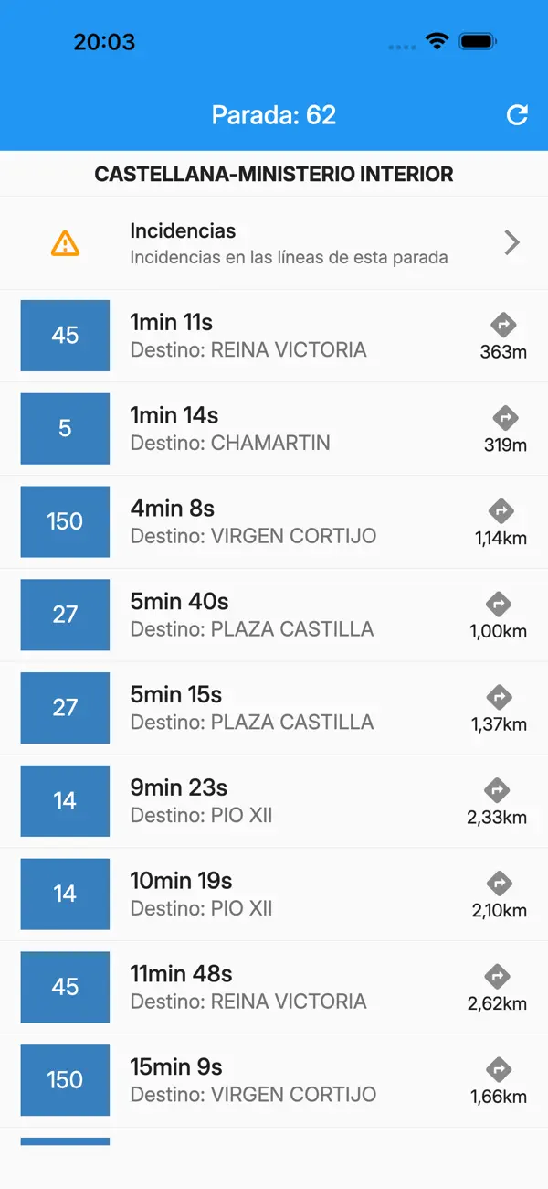 Screenshot #3 pour Espera Bus Madrid
