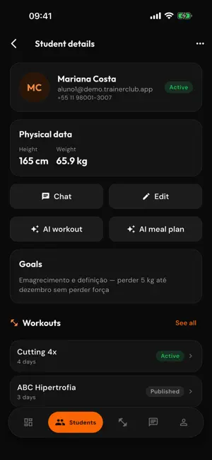 TrainerClub Personal screenshot 4