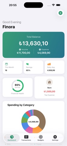Finora - Finance Tracker screenshot