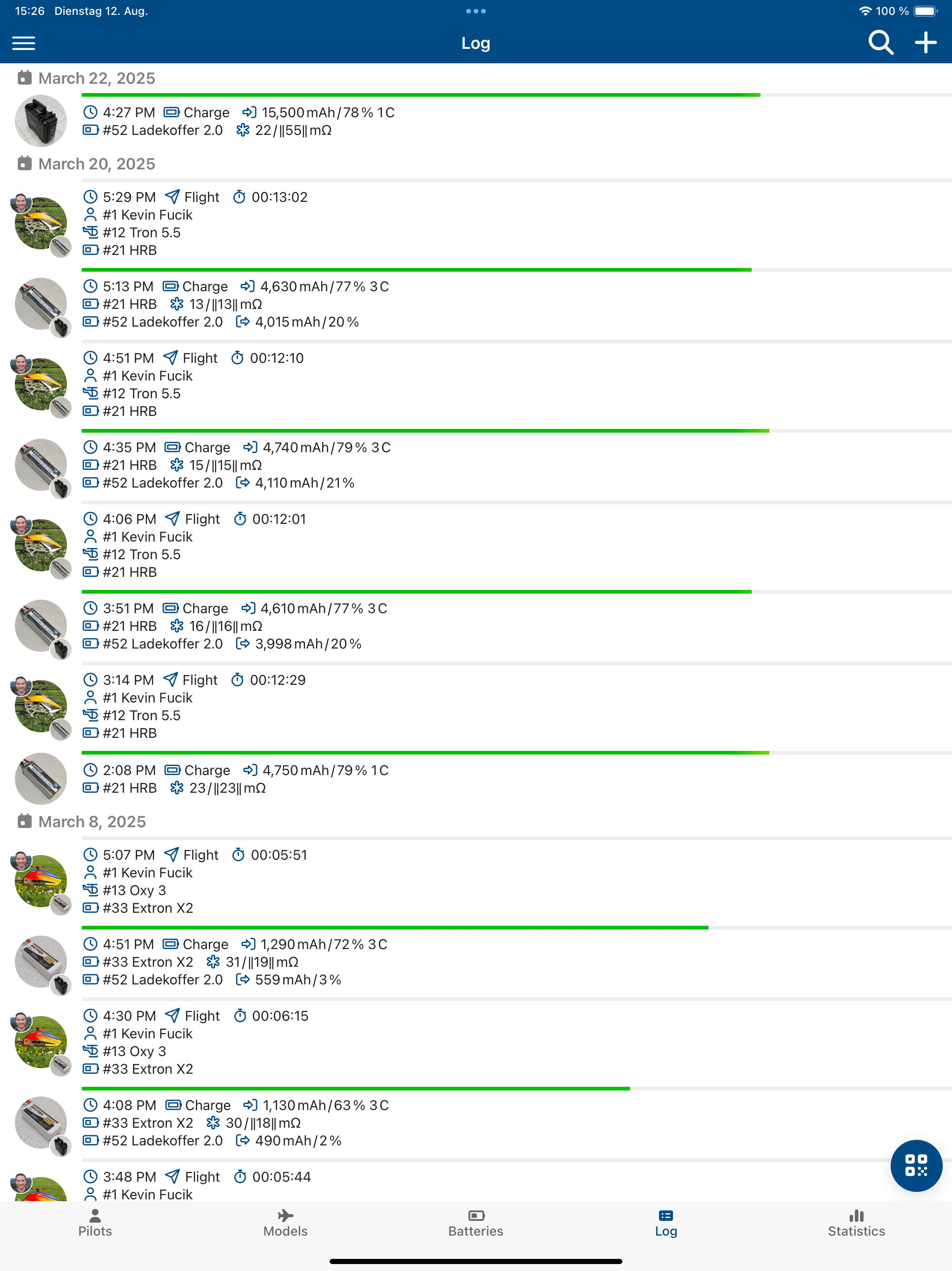 RC Pilot's Log