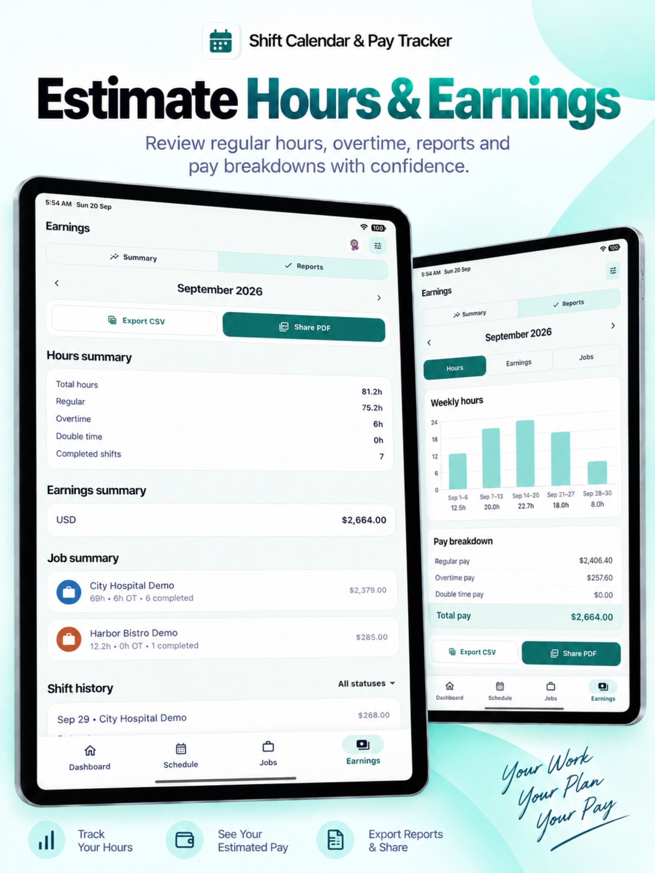 Screenshot 8 of Shift Calendar & Pay Tracker