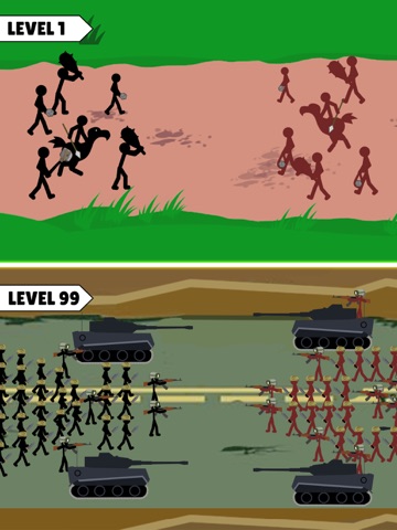Clash of Stickman: Evolution iPad screenshot
