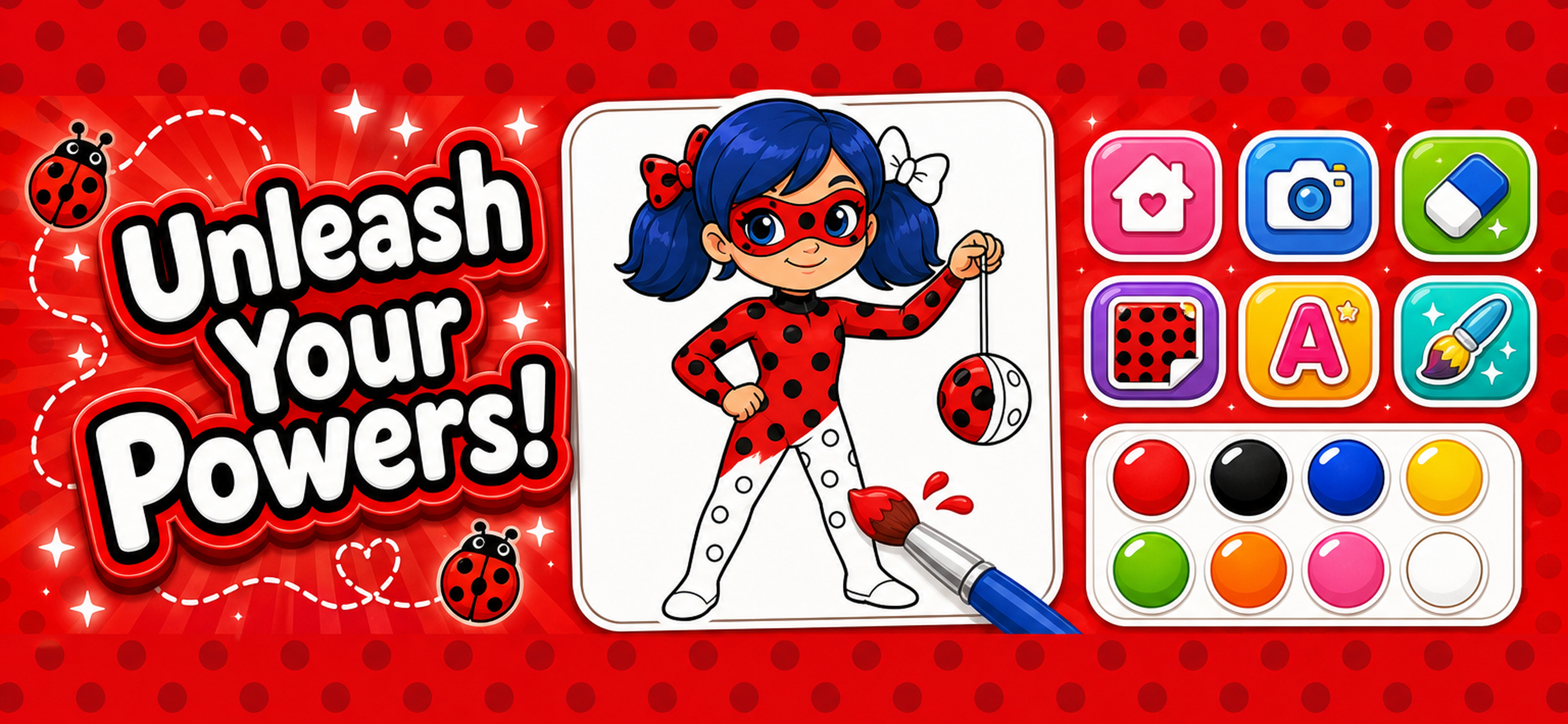 Magic Ladybug Coloring Book screenshot 3