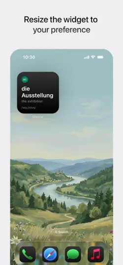 Screenshot von Glossar: Learn German auf dem iPhone 2
