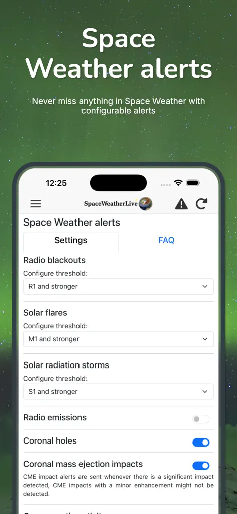 SpaceWeatherLive - Weather App | MWM