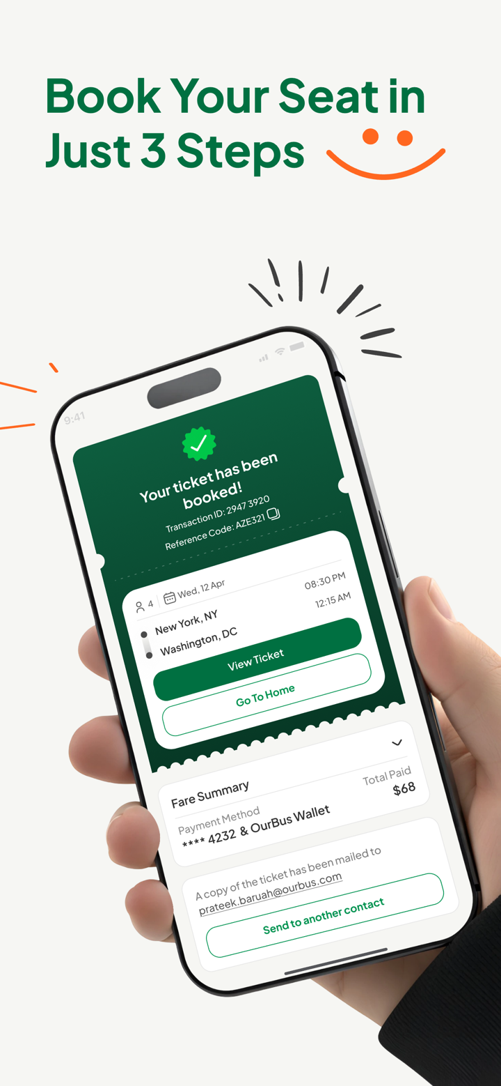 Ride with OurBus App screenshot 4