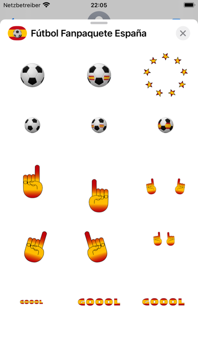 Screenshot #1 pour Fútbol Fanpaquete España