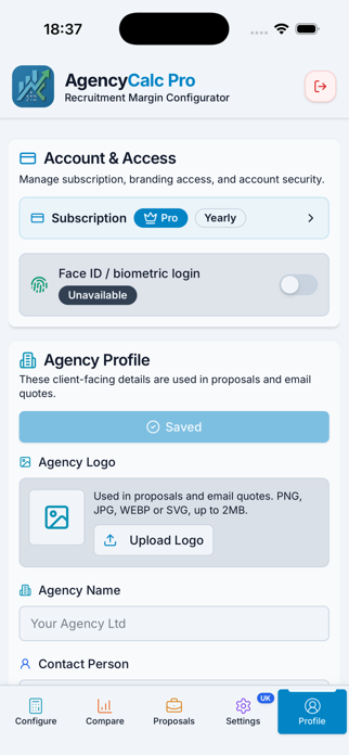 AgencyCalc Screenshot 8 of 8