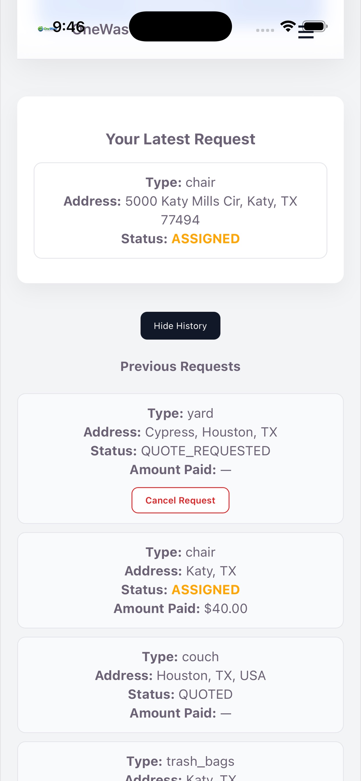 Screenshot 6 of OneWast