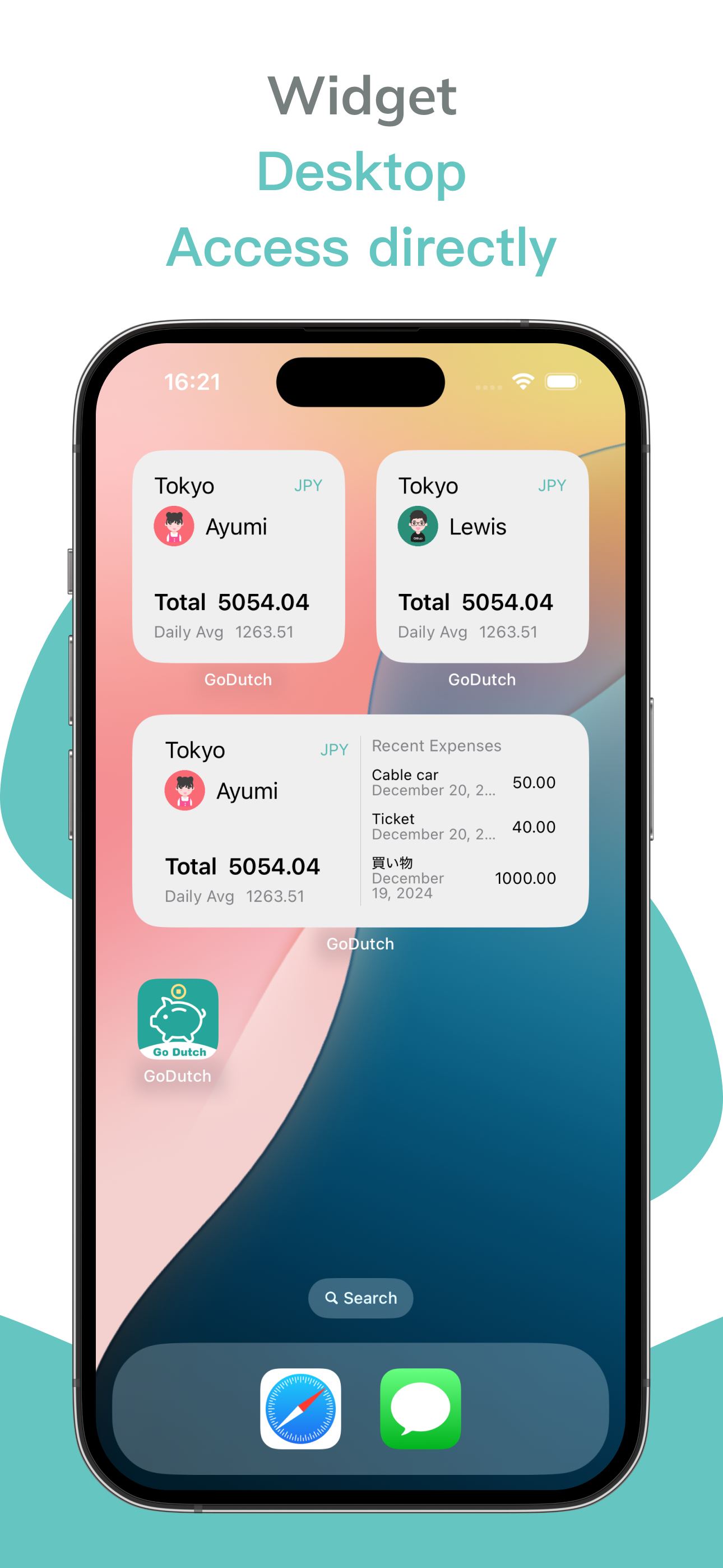 GoDutch: group bills tracker