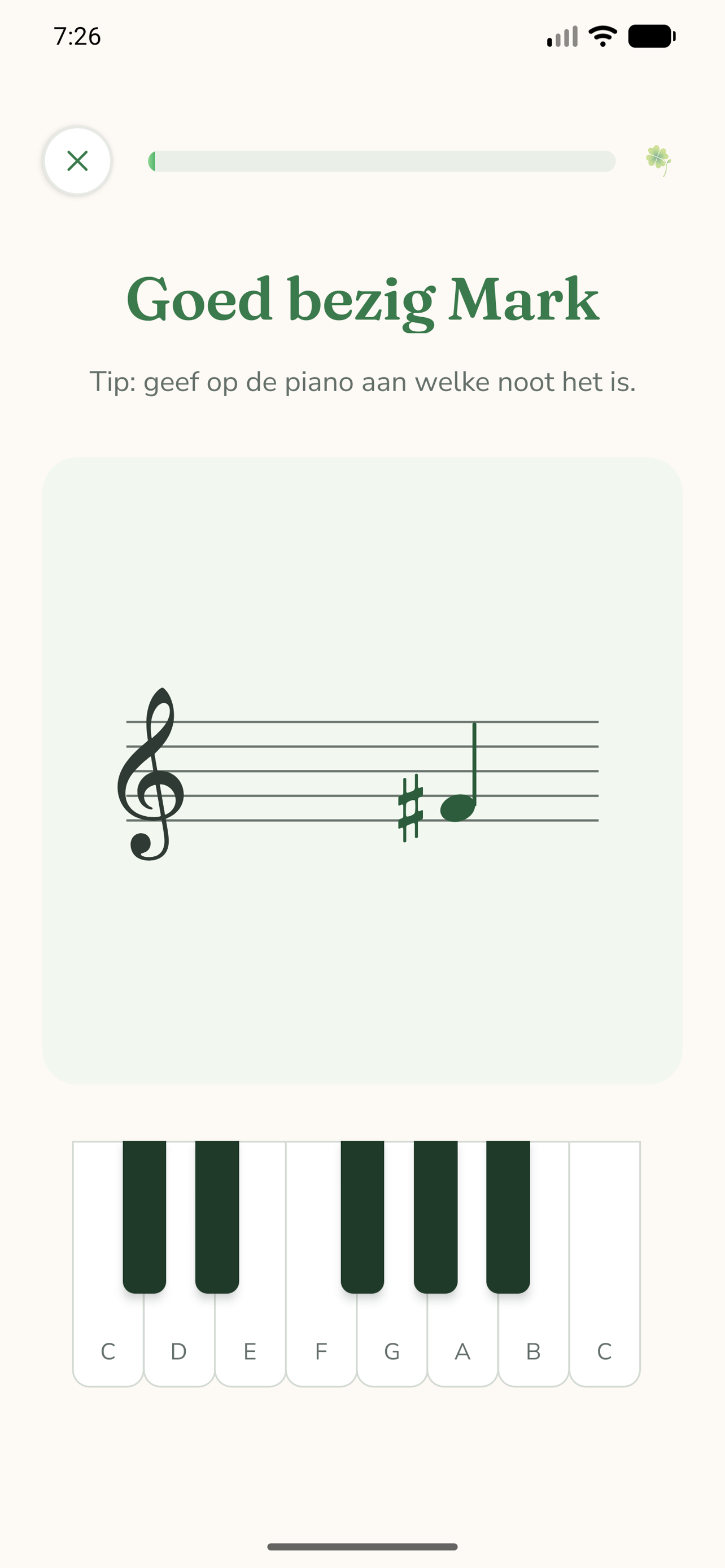 MusiClover - Noten leren screenshot 5
