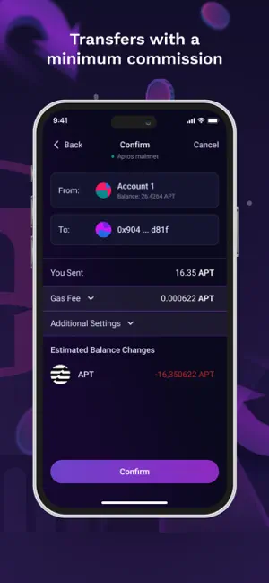 Pontem: DeFi wallet for Aptos screenshot 4