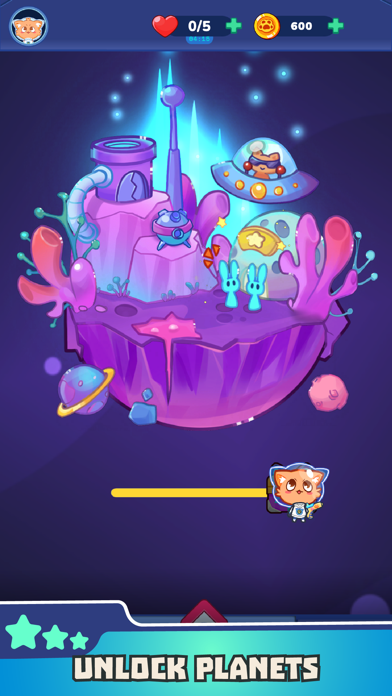 Space Astro Cat: Brick Breaker Screenshot