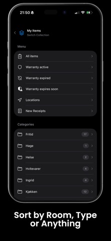iTems – Home Inventory Tracker Screenshot 8 of 10