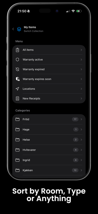 iTems – Home Inventory Tracker Screenshot 8 of 10
