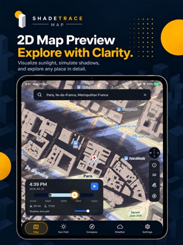 ShadeTraceMap iPad screenshot 2