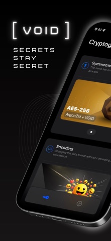 VOID – QR & File Encryption Screenshot 1 of 8